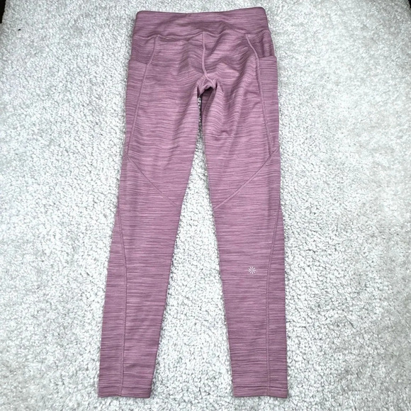 Athleta G!rl Pink Leggings Running Loungewear Comfy Sports Dance Girls XL 14 - Picture 4 of 13